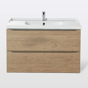 Masca lavoar GoodHome Imandra, suspendata, 100 x 45 x 60 cm, stejar