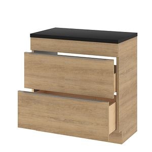 Masca lavoar GoodHome Imandra, 80 x 45 x 82 cm, stejar