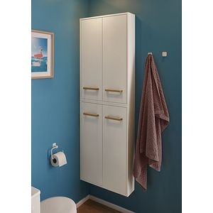 Dulap baie de perete, alb, 60 x 90 x 15 cm  Cooke & Lewis