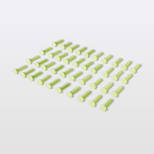 Cuie fixare plinta, PVC, alb, 27 x 5 x 5 mm • GoodHome
