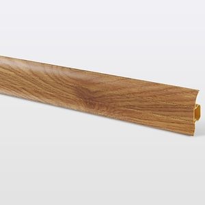 Plinta parchet, PVC, stejar, 2500 x 45 mm x 20 mm • Decor