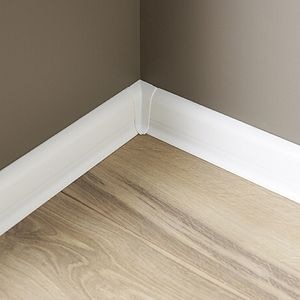 Coltar interior plinta, PVC, alb, 56.6 x 27.6 mm • GoodHome