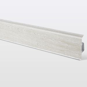 Plinta GoodHome, PVC, Decor 615, 220x7.5 cm, grosime 24 mm, alb