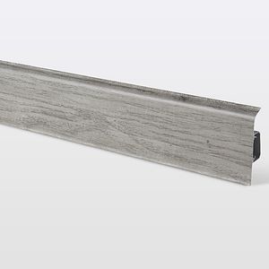 Plinta GoodHome, PVC, Decor 640, 220x7.5 cm, grosime 24 mm, gri