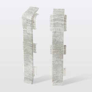 Accesorii imbinare plinta parchet, PVC, gri, 12 x 75 x 24 mm  GoodHome