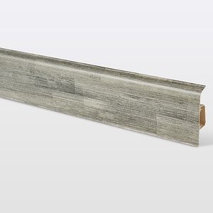 Plinta GoodHome, PVC, Decor 665, 220x7.5 cm, grosime 24 mm, gri