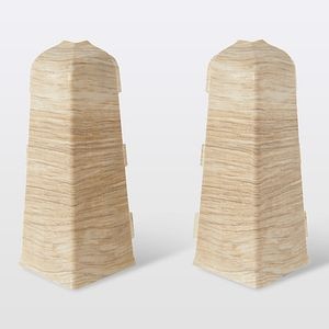 Coltar plinta, PVC, lemn, 80 x 75 x 30 mm  GoodHome