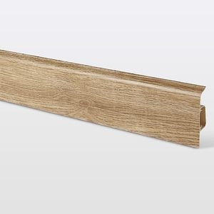 Plinta GoodHome, PVC, Decor 695, 220x7.5 cm, grosime 24 mm, maro deschis