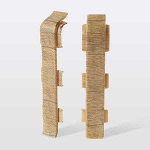 Accesorii imbinare plinta, PVC, lemn, 80 x 75 x 24 mm  GoodHome