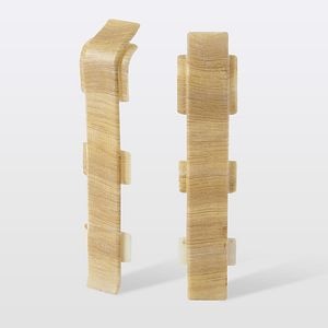 Accesorii imbinare plinta, PVC, lemn deschis, 80 x 75 x 24 mm  GoodHome