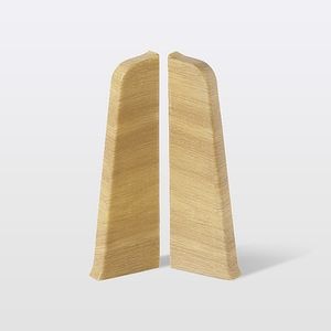 Coltar plinta, PVC, gri, 75 x 24 mm • GoodHome