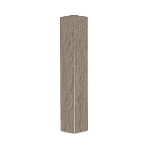 Element legatura plinta, MDF, lemn, inchis, 820 x 16 x 16 mm • GoodHome