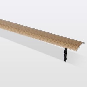 Profil de trecere, aluminiu, efect lemn, 93 x 3.7 cm x 1.2 mm • GoodHome TBC 148046