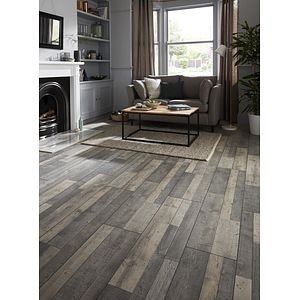 Parchet laminat, gri, 8 mm, HDF, AC4, 2.18 mp/cut • GoodHome
