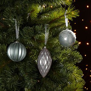 Glob Craciun dovleac, 8 cm, gri