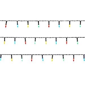 Instalatie de Craciun, 50 LED, 7 m, iluminare color