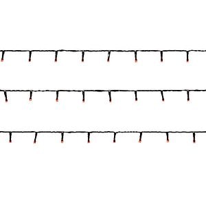 Instalatie Craciun exterior, 240 LED-uri, 20.3 m, rosu