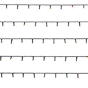 Instalatie de Craciun, 400 LED, 35 m, iluminare color