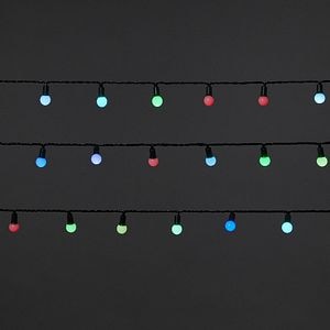 Instalatie de Craciun, 120 LED, 13 m, iluminare color