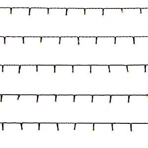 Instalatie de Craciun, 720 LED, 55 m, iluminare color