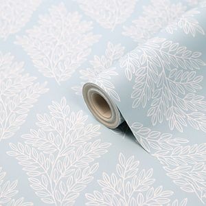 Tapet duplex, 0.52 x 10 m, albastru