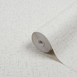 Tapet netesut, 0.53 x 10 m, alb, vinil