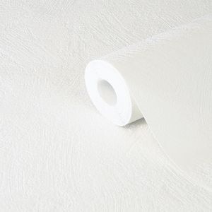 Tapet duplex, 0.53 x 10 m, alb • Liatris