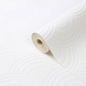 Tapet netesut, 0.52 x 10 m, alb • GoodHome, Mubala