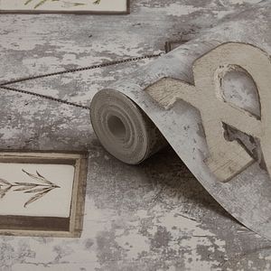 Tapet netesut, 0.53 x 10 m, multicolor, peisaj