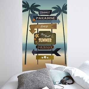 Fototapet peisaj, 1 x 2.5 m, multicolor