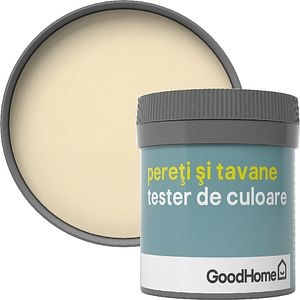 Vopsea pentru pereti si tavane, interior, culoare nuanta de alb, 50 ml • GoodHome