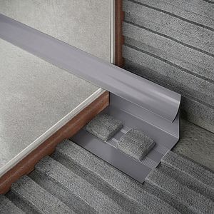 Profil interior semirotund DIALL, 9 mm, PVC, gri