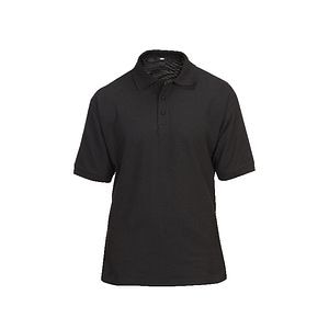 Tricou polo Site Tanneron, negru, marime XL, bumbac si poliester