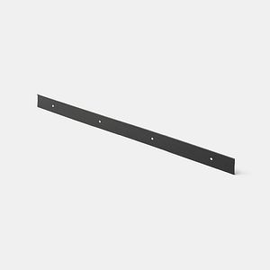 Terminatie blat, negru, 62 x 3.8 x 0,2 cm, aliaj de aluminiu  GoodHome Nantua