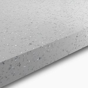 Blat de lucru, alb, efect stelar, 300 x 62 cm x 3.8 mm, pal laminat • GoodHome Berberis