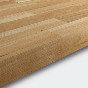Blat de lucru, lemn nuanta stejar, 300 x 62 x 4 cm • GoodHome Hinita