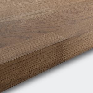 Blat de lucru lemn, stejar inchis, 300 x 62 x 4 cm • GoodHome Hinita