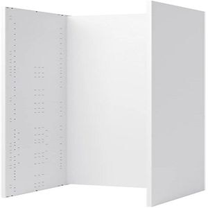 Panouri laterale dulap inalt GOODHOME Caraway, 57 x 234 cm, alb