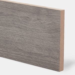 Plinta GoodHome Chia, 240 x 15 x 1.6 cm, gri stejar