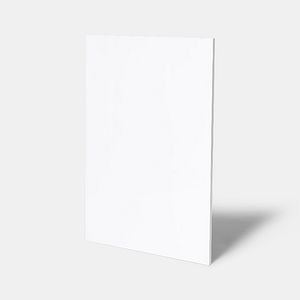 Panou baza, 87 x 59 cm, alb, lucios  GoodHome Alisma