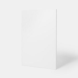 Panou, TERM SUPRT, 87 x 59 cm, alb, mat  GoodHome Artemisia