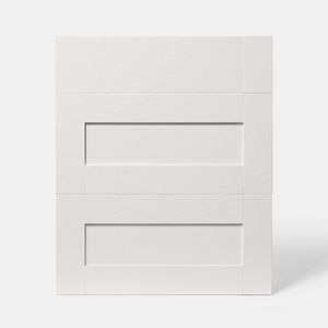 Front usa cu 3 sertare, 60 cm, crem, mat • GoodHome Alpinia