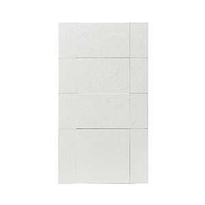 Front usa cu 4 sertare, 40 cm, crem, lucios • GoodHome Alpinia