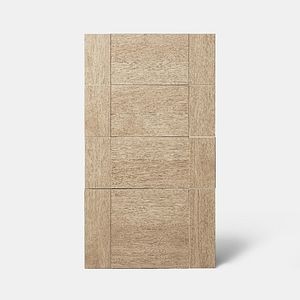 Front usa cu 4 sertare, 40 cm, maro, finisaj stejar • GoodHome Alpinia