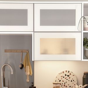 Front usa sticla, 30 cm, alb • GoodHome, Stevia