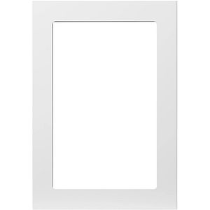 Front usa GOODHOME Stevia, Sticla,MDF, 49.7 x 71.5 x 1.8 cm, Alb