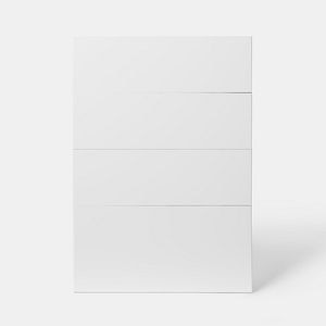 Front sertare multifunctional GOODHOME Stevia, 4 sertare, 71.5 x 50 x 1.8 cm, alb