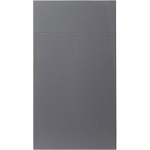 Front usa si sertar GOODHOME Stevia, MDF, 30 x 71.5 x 1.8 cm, Gri