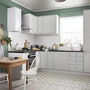 Front HIGH, 15 cm, alb, mat • GoodHome Artemisia