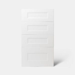 Front cu 4 sertare, 40 cm, alb, mat • GoodHome Artemisia